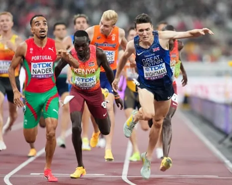UK's Wightman Denied Gold as Portugal's Isaac Nader Wins Surprise 1500m Title