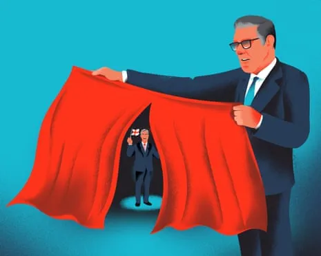 It has Come to This: Keir Starmer Now Acts as Just the Opening Act for Reform UK's Leader