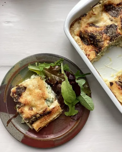 An Inspired Creation for Lasagna with Zucchini and Cheese Medley